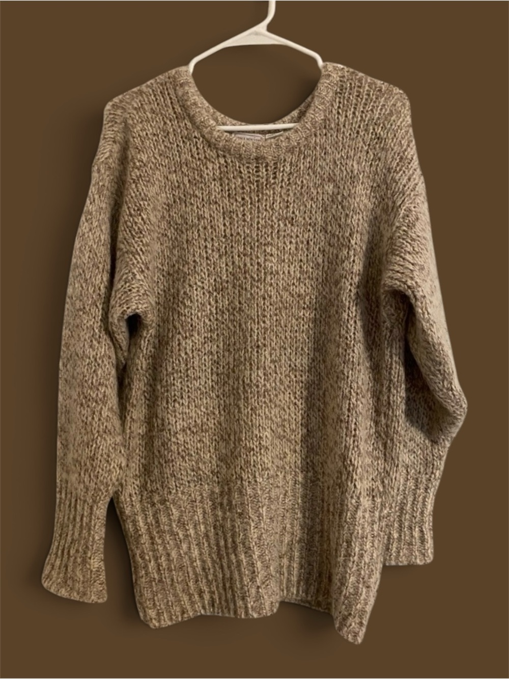 Vintage Jones New York Chunky Marled Knit Crewneck Sweater M